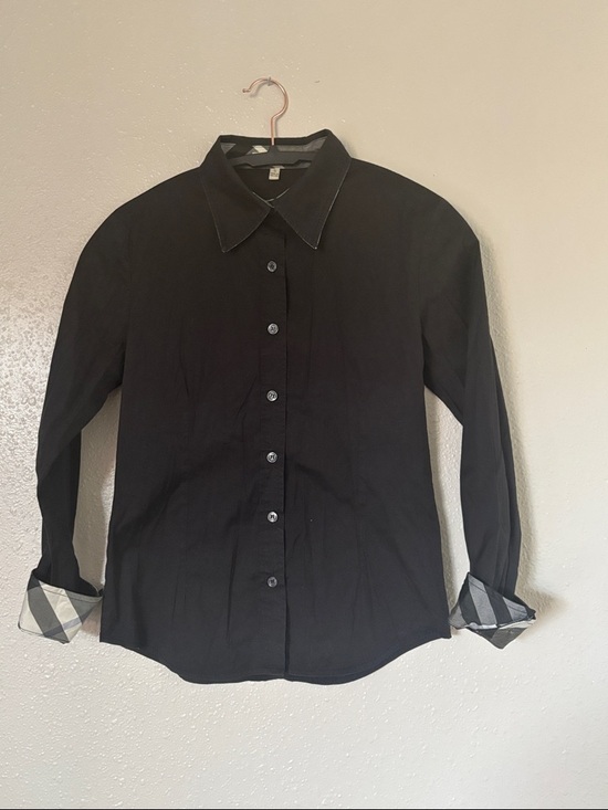 Burberry Tops - Burberry black Button-Up Shirt